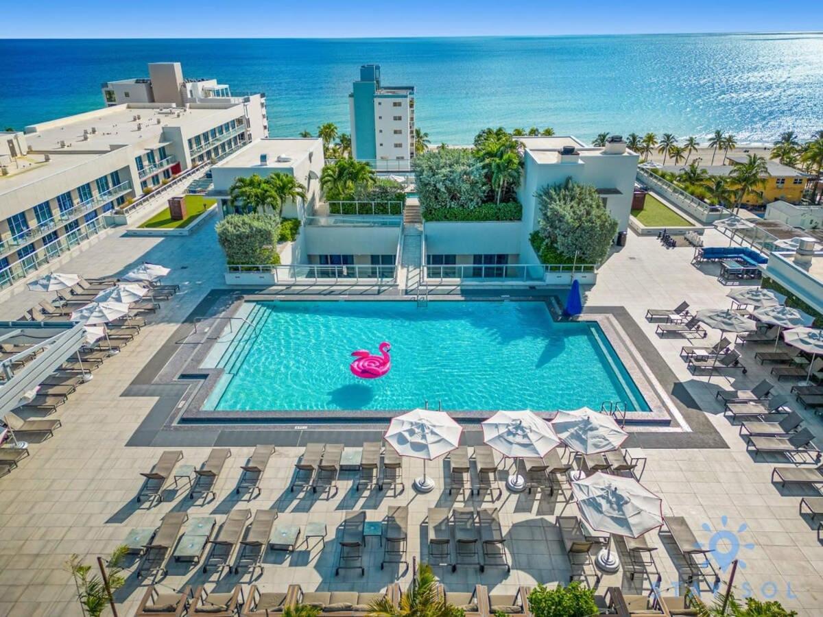 Hollywood Beach Broad - Walk - Gym - Amazing Pool מראה חיצוני תמונה
