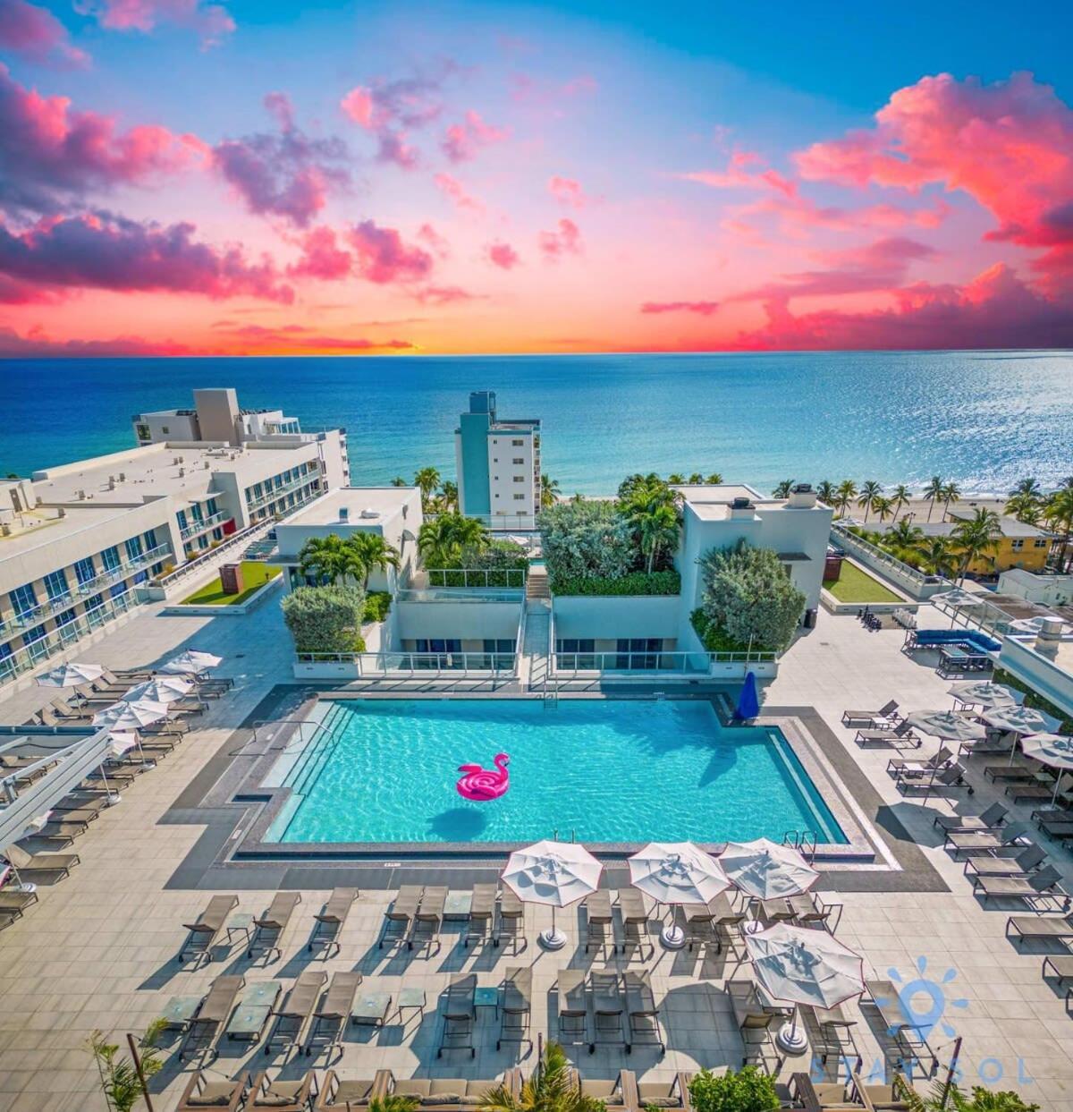 Hollywood Beach Broad - Walk - Gym - Amazing Pool מראה חיצוני תמונה