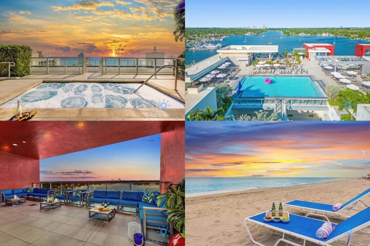 Hollywood Beach Broad - Walk - Gym - Amazing Pool מראה חיצוני תמונה